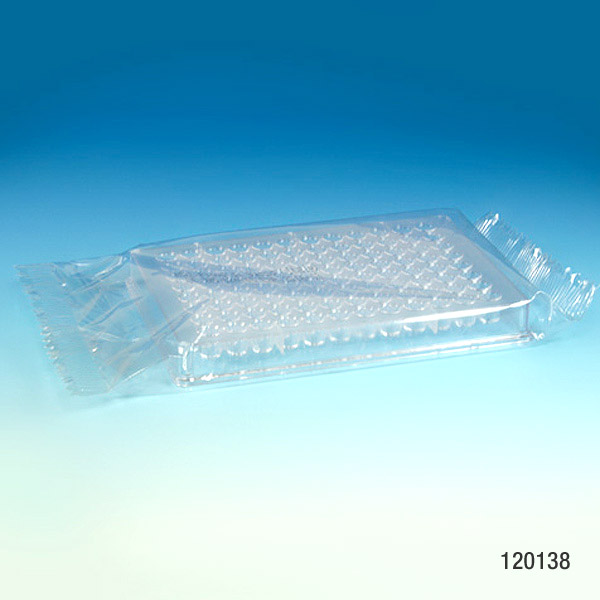 Globe Scientific Microtest Plate, 96-Well, V-Bottom, PS, STERILE, Individually Wrapped Plate; Multi-Well plate; Microtest Plate; V Bottom; Microtitration Plate